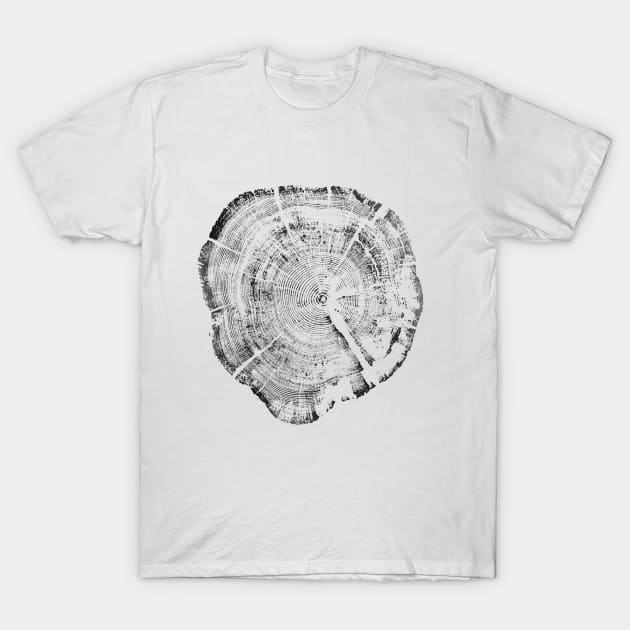 Tree Ring Year T-Shirt by hitext